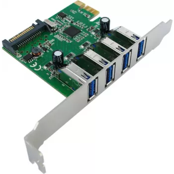 VALUE PCI-Express adapteris 4x USB 3.2 Gen1 (5 Gbit/s) 15.99.2117