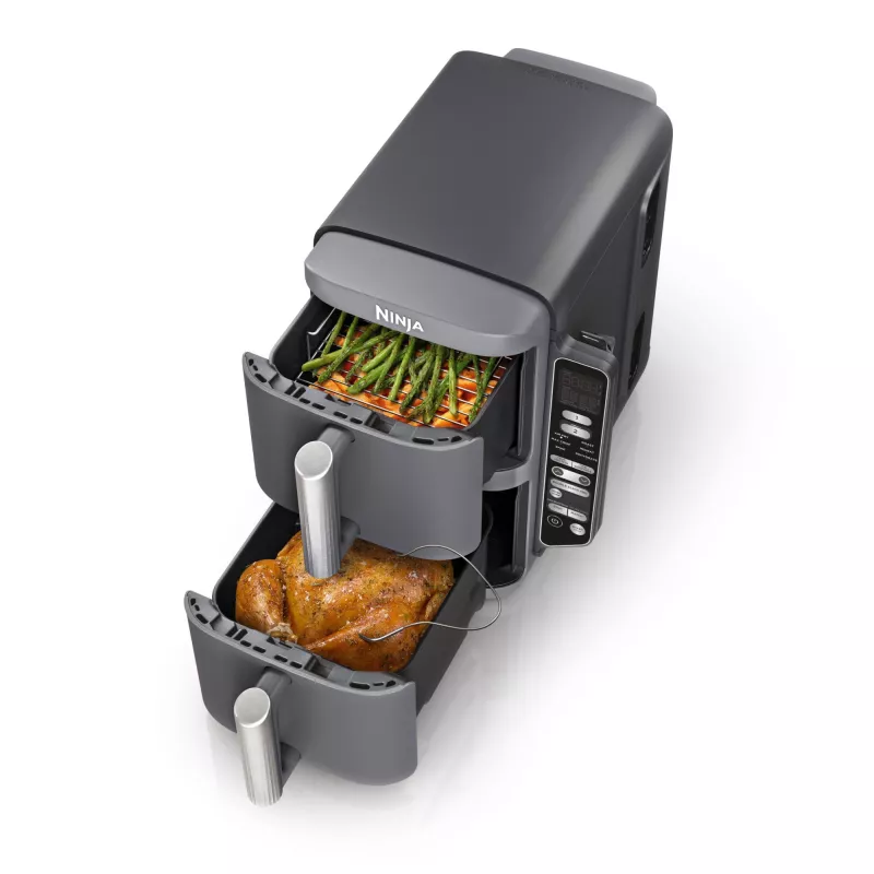 Ninja Double Stack XL Gaisa Frizieris 2 nodalījumi ar temperatūras zondi SmartCook 9.5 L SL451EU
