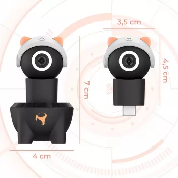 Subsonic Playcam 1080 2in1 HD Mini kamera Nintendo Switch 2 sarkanā krāsā