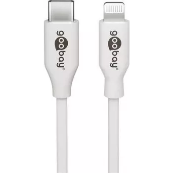 Goobay Lightning uz USB-C uzlādes un sinhronizācijas kabelis 0.5 m