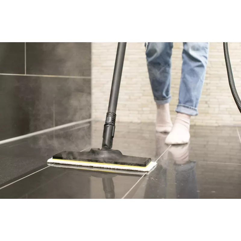 Cilindriskais tvaika tīrītājs Kärcher SC 3 EasyFix — 1900 W, 1 L tvertne, 3,5 bar, 2,2 m šļūtene