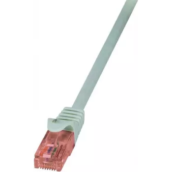 LogiLink PrimeLine Patch kabelis RJ-45 (vīriešu) uz RJ-45 (vīriešu) 10 m UTP CAT 6 halogēns brīvs pelēks