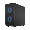 Fractal Design Focus 2 RGB Tempered Glass Mid Tower ATX datora korpuss - Melns