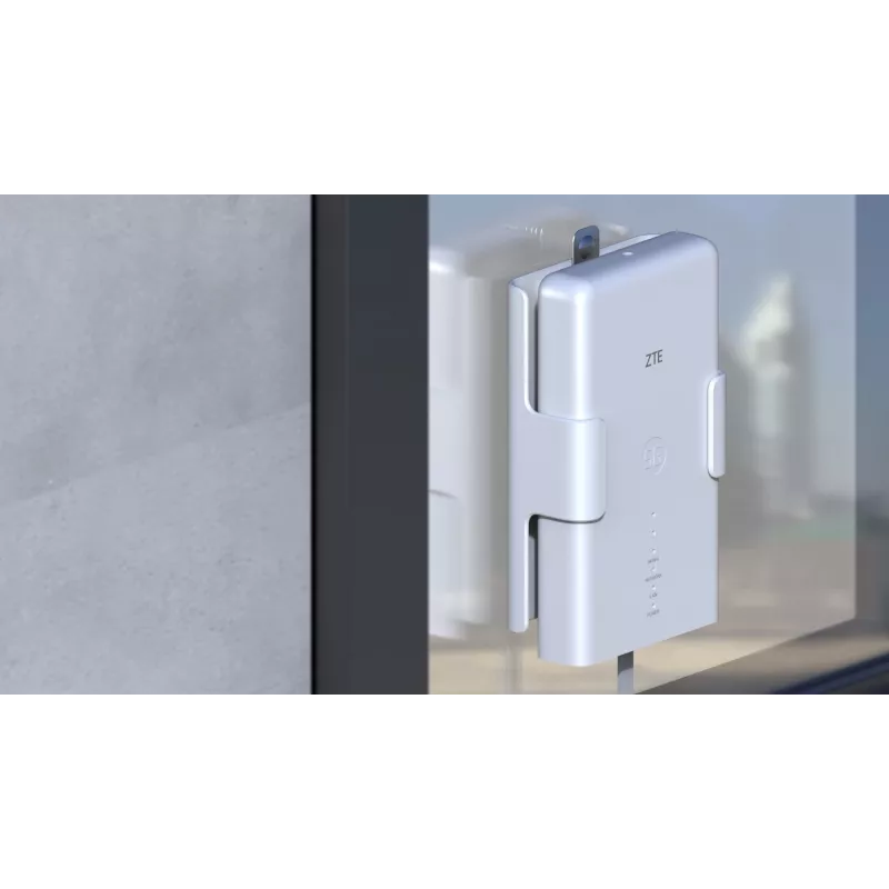 Wi-Fi maršrutētāja komplekts ZTE MC889 ar 5G LTE āra bloku, Wi-Fi 6, divu joslu 2.4/5 GHz, 160 MHz, 5x Gigabit porti, PoE, IP65 āra