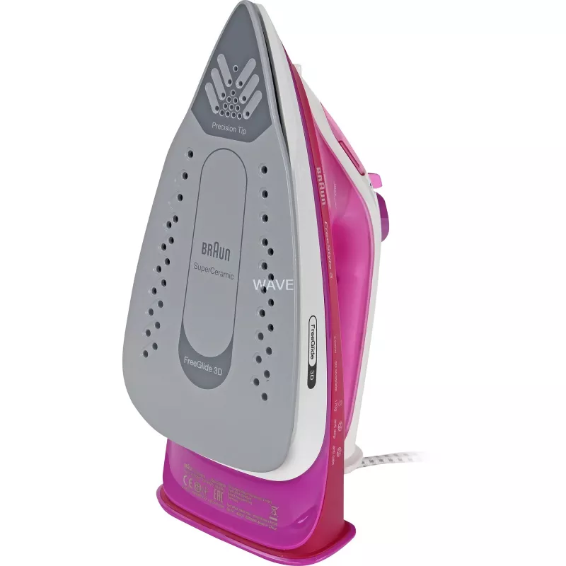 Braun FreeStyle 3 FI 3124 sausā un tvaika gludeklis ar keramikas zoli, 2400 W, violets