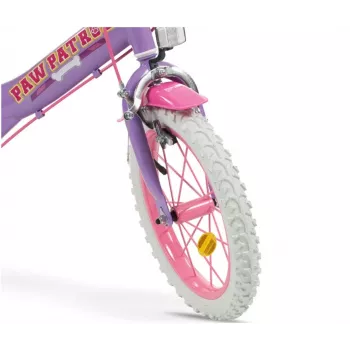 Bērnu velosipēds 14 collu Paw Patrol Purple 1480 Meitene TOIMSA