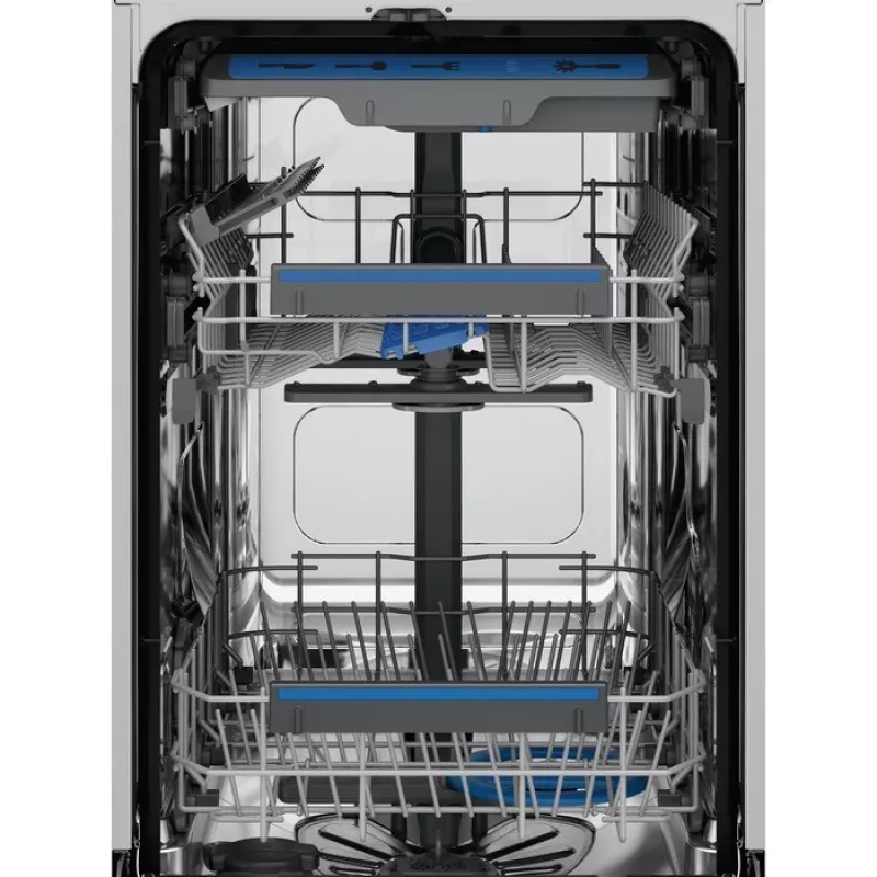 Iebūvējamā trauku mazgājamā mašīna Electrolux EEM43201L, šaura 45 cm, 10 komplekti, 46 dB, invertors
