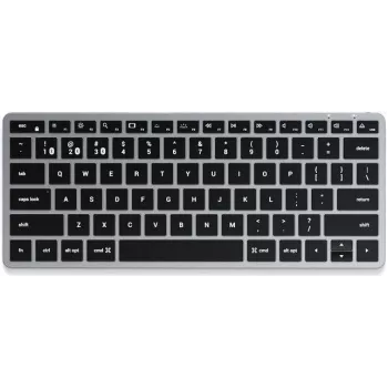 Satechi Slim X1 Bluetooth tastatūra QWERTZ vācu melna - pelēka (ST-BTSX1M-DE)