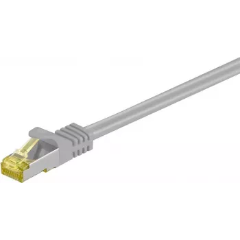 Wentronic goobay - Patch-Cable - RJ-45 (vīriešu) uz RJ-45 (vīriešu) - 20,0 m - SFTP, PiMF - Cat.7 neapstrādāts kabelis - bez halogēna, lietā forma - pelēks (83632)