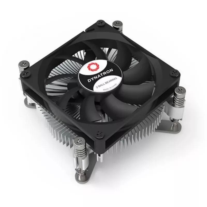 CPU dzesētājs Dynatron Z60 LGA1851 LGA1700, alumīnija korpuss, 80 mm ventilators