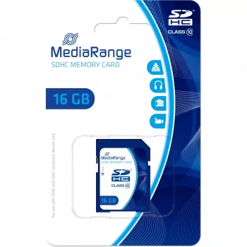 Atmiņas karte MediaRange 16GB SDHC Class 10 MR963