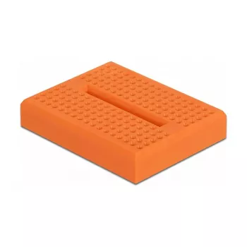 Maizes plate DELOCK 18319, plastmasas prototipēšanas plate, oranža, 36×46×10 mm