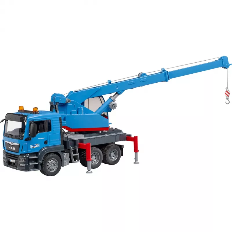 Kravas auto ar celtni BRUDER MAN TGS Kran-LKW Blue ABS 03771