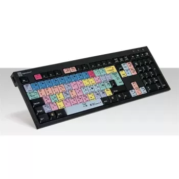 Logickeyboard LKB-PPROCC-BJPU-UK — profesionāla tastatūra ar baltu apgaismojumu un UK izkārtojumu