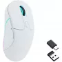 Spēļu pele Keychron M3 Labroča RF Bezvadu + Bluetooth Optiskā 26000 DPI Balta