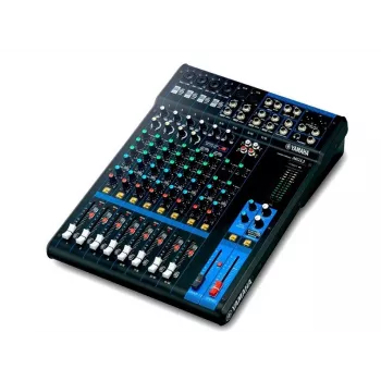 Audio mikseris YAMAHA MG12 12 kanālu, 24 bitu DSP, 192 kHz iztveršanas frekvence, 48V fantoma barošana