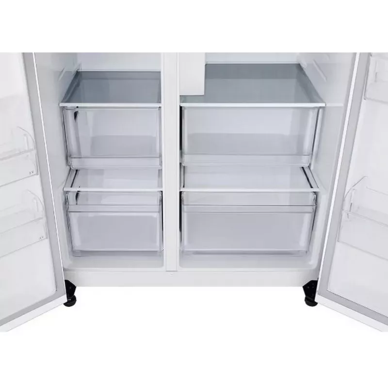 LG GSLC40SWPE sānu-sānu ledusskapis Brīvi stāvošs 638 L Balts