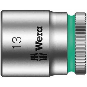 WERA 8790 HMA ārējais sešstūra uzgalis 13 mm 1/4 inch (6.3 mm)