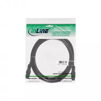 FireWire 800 kabelis InLine 39902 1,8m Vīriešu/Vīriešu Melns