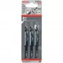 Bosch T 111 C finierzāģa asmens Augstoglekļa tērauds (HCS) 3 gab.