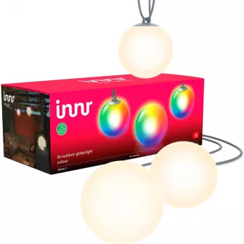 Innr Outdoor Smart Globe Light Colour 3-paka, LED spuldze, aizstāj 33 W