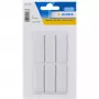 HERMA 15186 pašlīmējošās etiķetes taisnstūra baltas 15x45mm 6 gab.