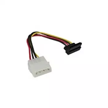 Synergy21 SATA barošanas kabelis 4pin -> 15pin (leņķveida)