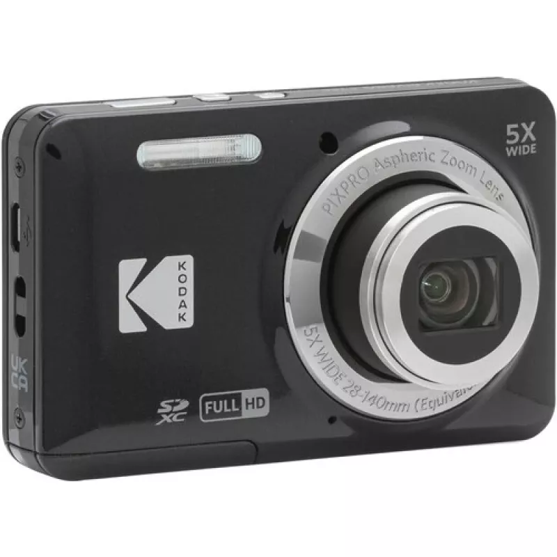 Kodak PIXPRO FZ55 1/2.3 kompaktkamera 16 MP CMOS 4608 x 3456 pikseļi Melna (FZ55BK)