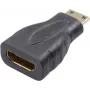 SpeaKa Professional HDMI adapteris [1x HDMI spraudnis C Mini - 1x HDMI ligzda] Melns, apzeltīti kontakti (SP-7869908)