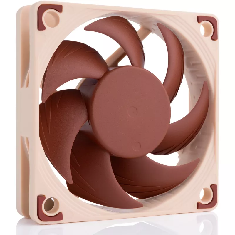 Korpusa ventilators Noctua NF-A6x15 PWM 60mm, PWM vadība, zema trokšņa konstrukcija