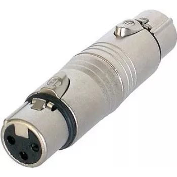 Neutrik Audio invertējošais adapteris XLR3 (siev.) - XLR3 (siev.) NA3FF