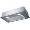 Iebūvējamā tvaika nosūcējs CANDY CBG625/1X, 520 mm platums, 207 m³/h, oglekļa filtrs, rotācijas vadība, sudrabs