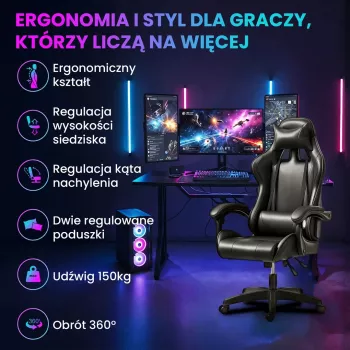 Extralink Gaming Krēsls G-524 Melns