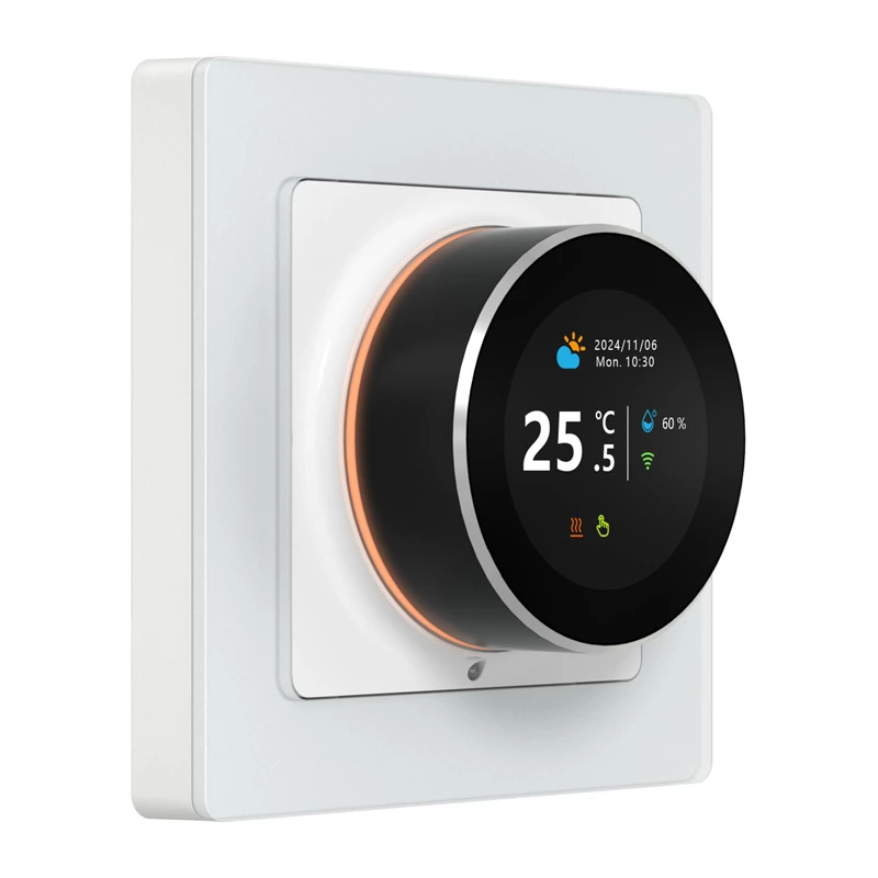 Viedais termostats Avatto WT20R-EH-16A-W-WiFi — Wi‑Fi vadība, 16A relejs, balts