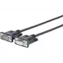 Vivolink PRORS5 RS-232 seriālais kabelis, melns, 5 m