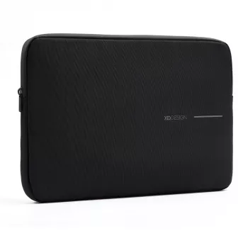 Aizsargmaciņa klēpjdatoram XDDESIGN P706.201 — 14 collas (35,6 cm), melna, ar rāvējslēdzēju