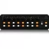 MIDI tastatūra USB Behringer X-TOUCH MINI, vadības elementi: pogas, rotējošie slīdņi, ripas