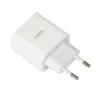 Iekštelpu USB-C ātrais lādētājs IBOX C-37, 20W, USB-C PD 3.0, 3 A izeja, Balts