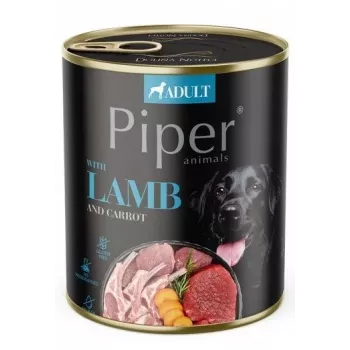 Slapjā barība suņiem Dolina Noteci Piper Jērs ar burkānu, pieaugušiem suņiem, 800 g