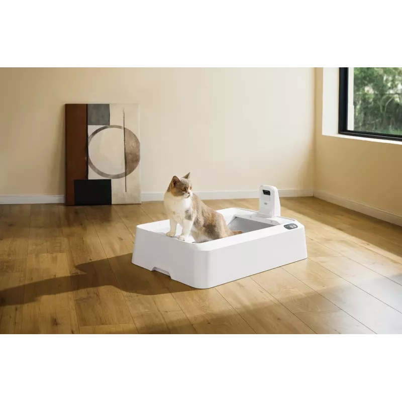 Pašattīroša kaķu smilšu kaste PETKIT T7-EU, balta
