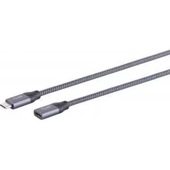 USB kabelis ShiverPeaks S/CONN 13-46020 USB 3.2 Gen 2x2 1 m USB-C Melns
