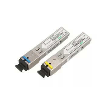 Extralink SFP WDM modulis 1.25G, 1310/1550nm, vienmoda, 20km, SC, DOM, pāris