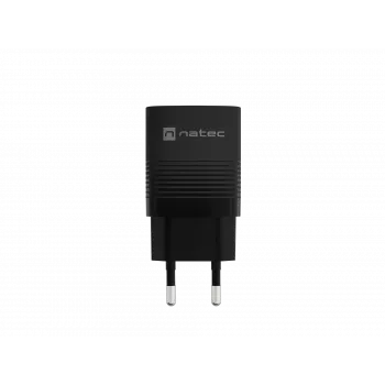 NATEC vadu mobilās ierīces lādētājs NUC-2141, 30W, USB-C PD 3.0 + USB-A QC 3.0, 110–240V, melns