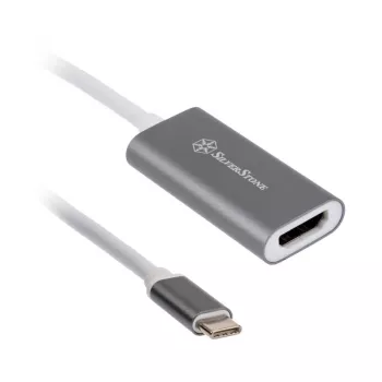 Adapter SILVERSTONE USB 3.1 Type-C uz HDMI 2.0b SST-EP07C-E, video izejas adapteris