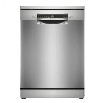 Brīvi stāvoša trauku mazgājamā mašīna Bosch SMS4EVI04E — 13 komplekti, 44–46 dB, Energoefektivitātes klase D, 60×60×84.5 cm