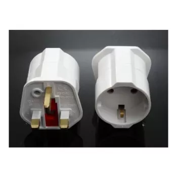 Synergy 21 LED adaptera barošanas bloks UK-D 3-kontaktu uz zemējuma kontaktu