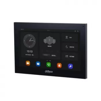 Video domofons Dahua DHI-VTH5341G-W — 10 collu LCD 1024×600, Wi‑Fi, Ethernet, ABS korpuss