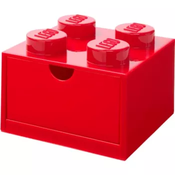 LEGO rakstāmgalda atvilktne 4, Uzglabāšanas kaste Sarkana, kniedes