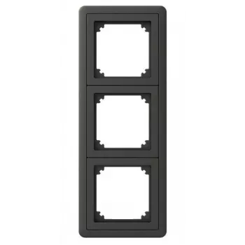Schneider Electric Exxact 3-G rāmis ar noņemamu adapteri 7 antracīts