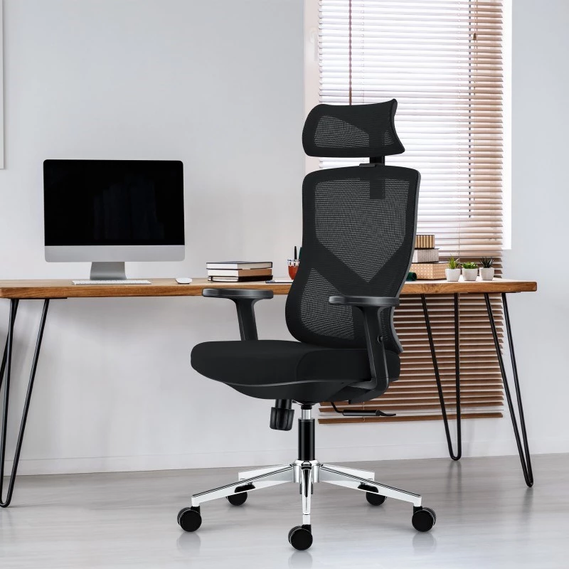 Biroja grozāmais krēsls mark adler Manager 3.3 Melns — ergonomisks dizains, grozāma pamatne